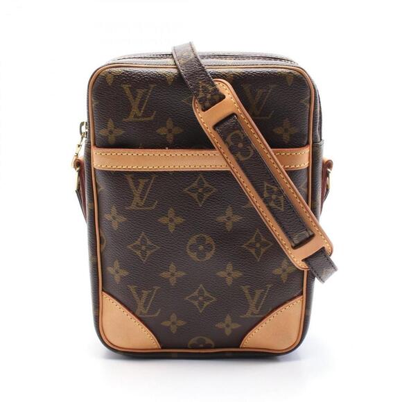 LOUIS VUITTON Brown Monogram Leather Shoulder Bag - Picture 1 of 8